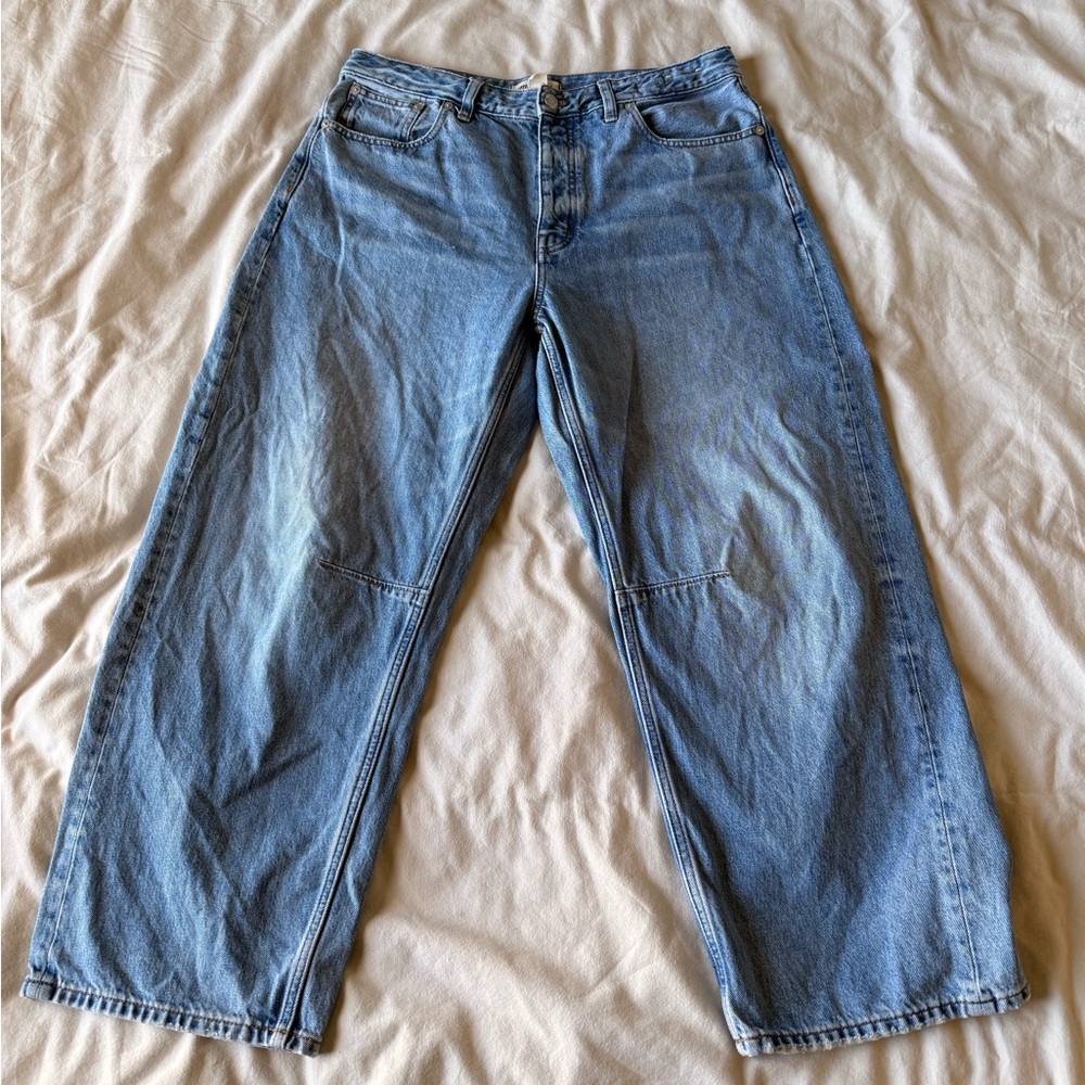 Madewell Curvy Darted Barrel Leg Jean